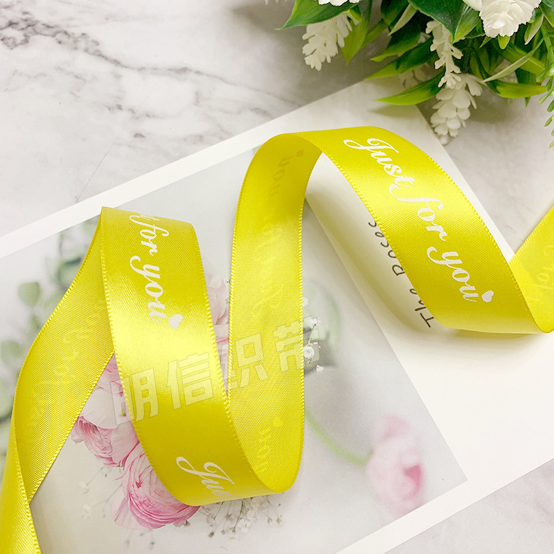 In Stock Wholesale Flower Packaging Material English Ribbon Floral Gift Flowers Packaging Ribbon English Ribbon Wholesale