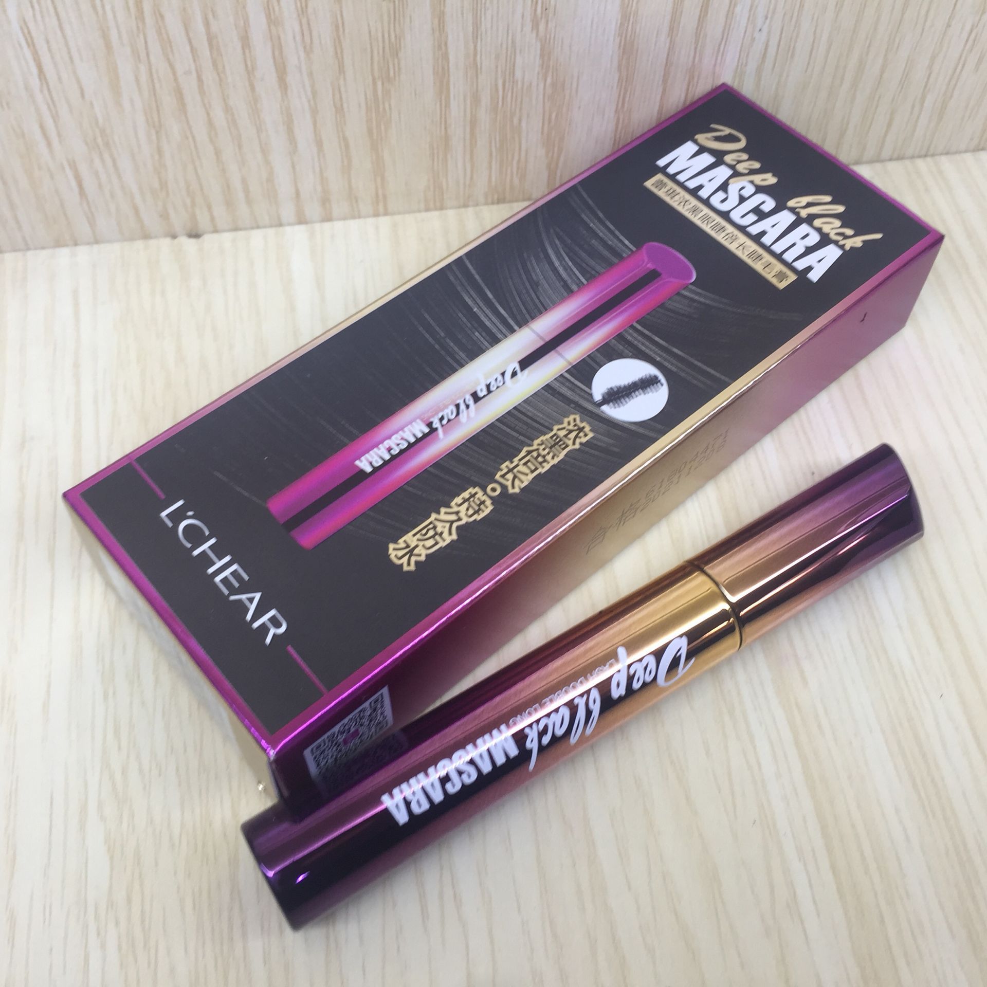 厂家直销蕾琪浓黑眼睫倍长睫毛膏防水防汗不晕染拉长浓密卷翘新手