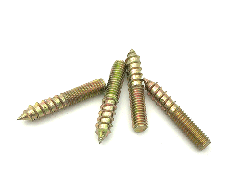 天霖双头牙尖尾螺丝 双头牙自攻螺钉家具沙发楼梯螺杆栓m4m6m8m10