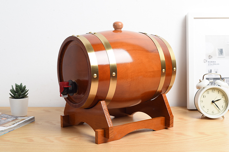 创意卧式酒桶木质多功能大容量啤酒木桶定制餐厅酒桶批发可印logo