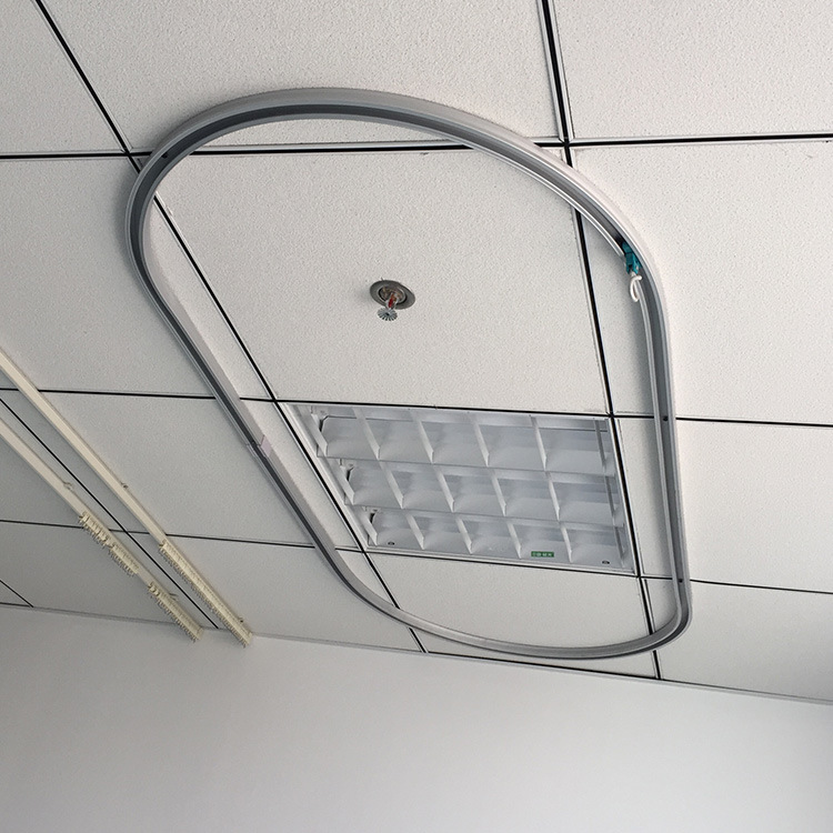 医用输液架轨道病床隔帘轨道l形u形直型医用帘轨道厂家直供