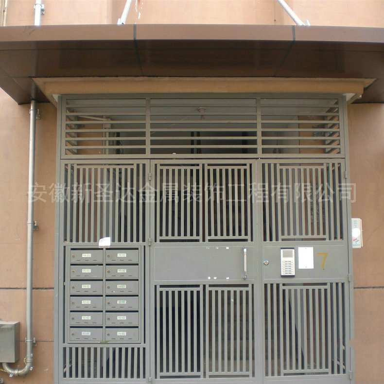 小区入户钢制楼宇单元门 不锈钢楼宇对讲门 防火防盗对讲楼宇门