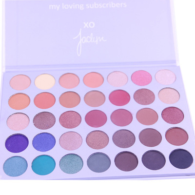 厂家直销彩妆跨境35色墨菲眼影morphe义乌美妆新品高光单色眼影盘