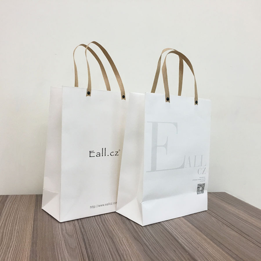 【东莞厂家直供】白牛皮纸袋牛皮纸手工袋打钉排绳牛卡手提袋纸袋