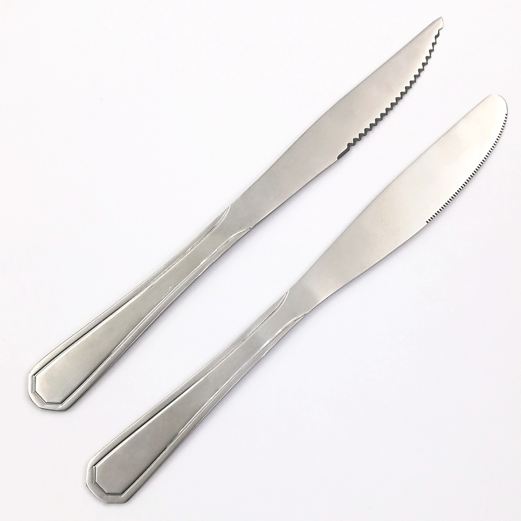 厂家直销 实惠手抛西餐餐具 餐刀牛排刀叉勺4件套 0f006