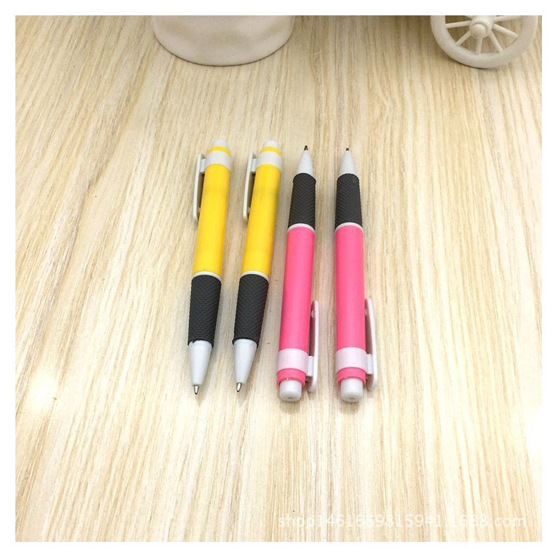 4 PCs Clamshell Packaging Blue Ballpoint Pen Office Study Easy to Use Ballpoint Pen 2 Yuan Store Hot Sale