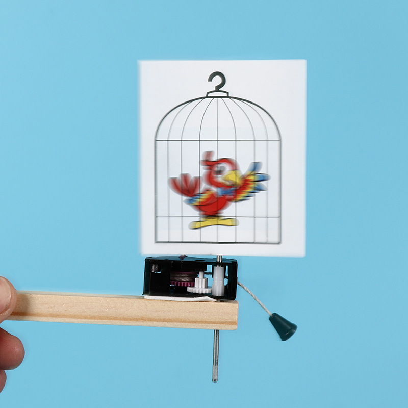 新款木质科技小制作 比赛专用 橡皮筋动力车 科普模型模型小车