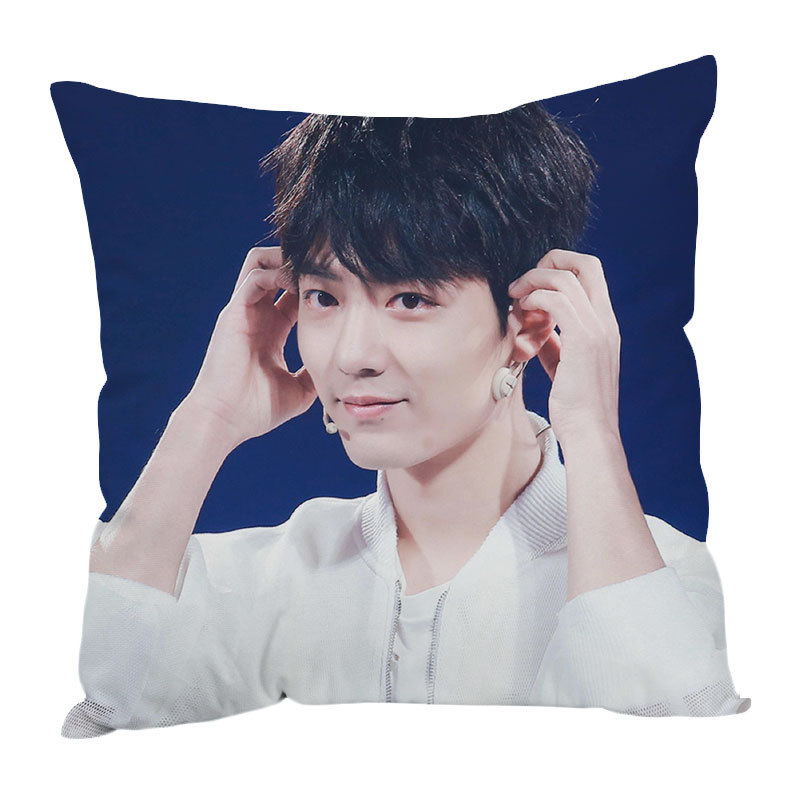肖战抱枕同款明星周边网红少女抱枕生日礼物diy定制靠垫抱枕套