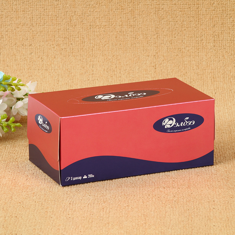 广告宣传纸巾盒定做 广告抽纸盒纸质纸巾盒一次性纸巾盒定制批发