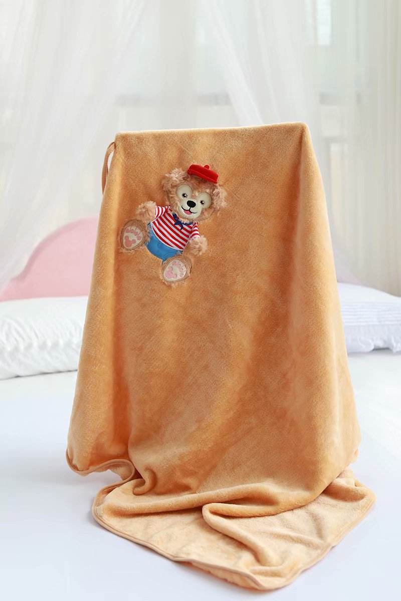 可爱卡通米奇米妮唐老鸭达菲熊角落生物卷毯毛绒空调毯盖毯子批发