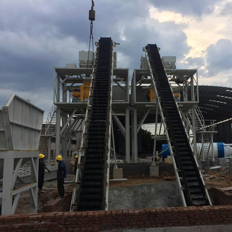 混凝土皮带机 输送机斜坡带式输送线 定制粮食输送设备输送线