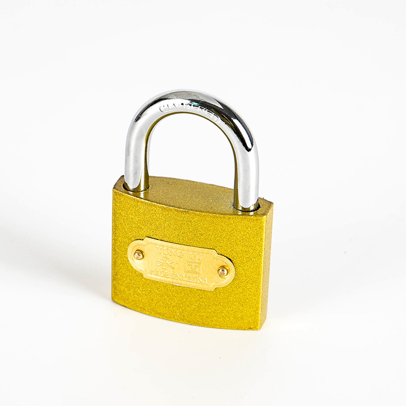 金属锁身挂锁批发永固盒装衣柜门锁宿舍防撬盒装铁镀铜合金芯挂锁