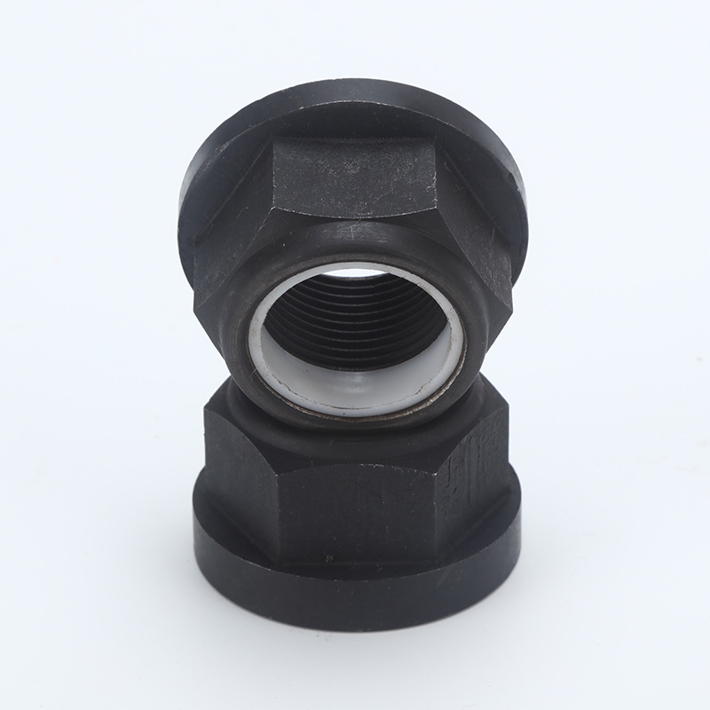 供应平底法兰球面螺母889m302发黑自锁螺母8级10级法兰面防松螺母