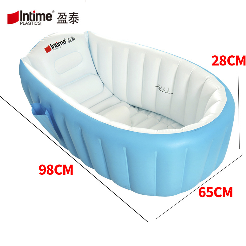 Yingtai Baby Inflatable Bathtub Baby Small Bath Basin Children Inflatable Folding Bath Basin Swimming Pool Bathtub