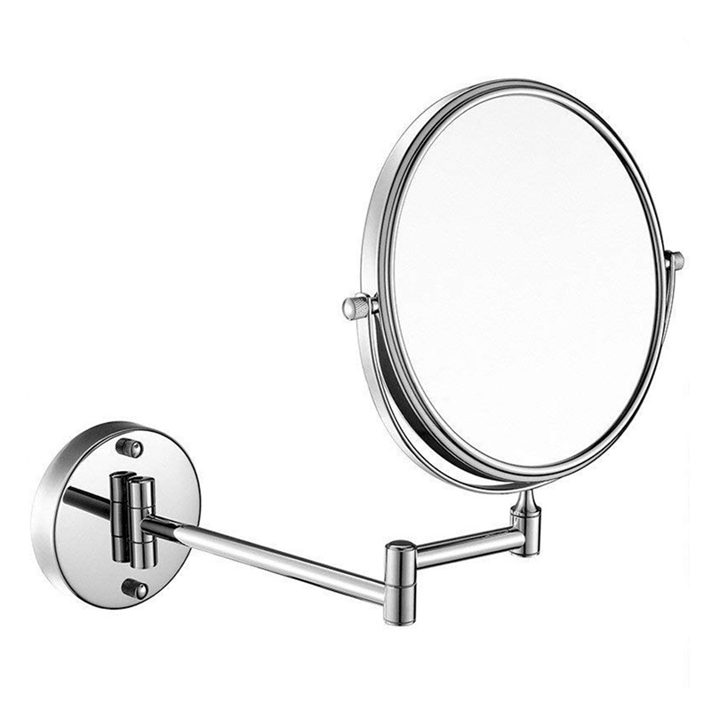 美容镜酒店浴室壁挂式镜子化妆镜卫生间贴墙挂墙折叠伸缩放大双面