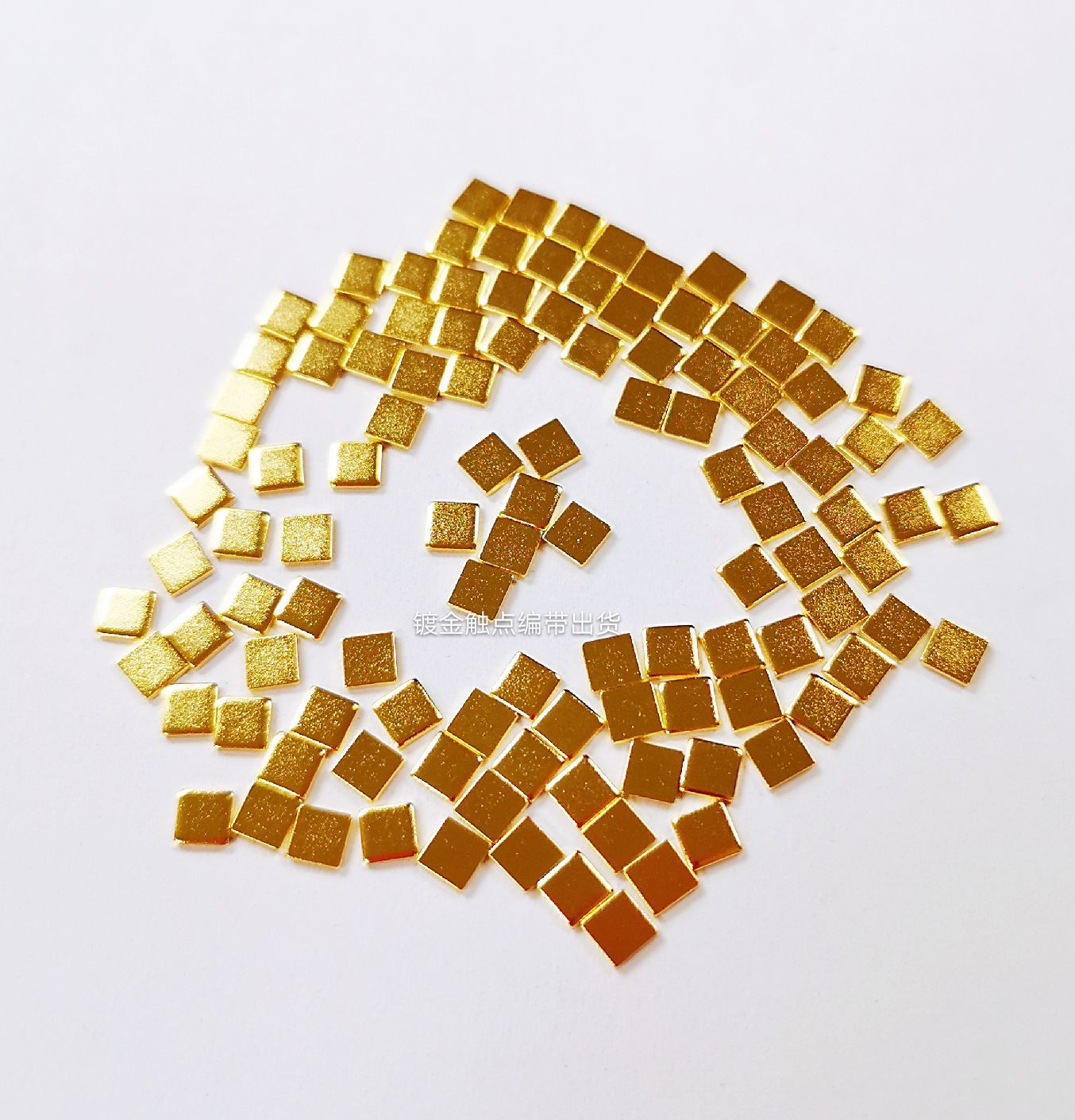 厂家直销镀金镀镍镀铜触片接触点焊点金手指导电片圆型方型焊片