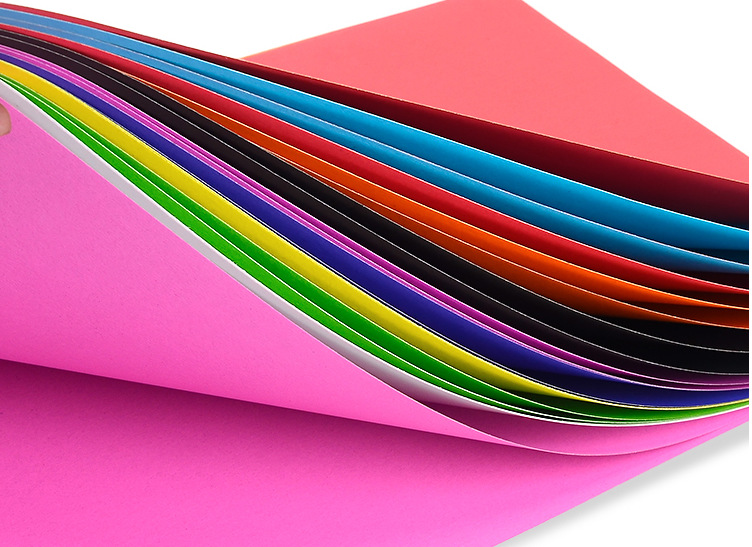 4开彩色厚卡纸好质量大张多色彩纸鲜艳手工纸180克绘画纸4开卡纸