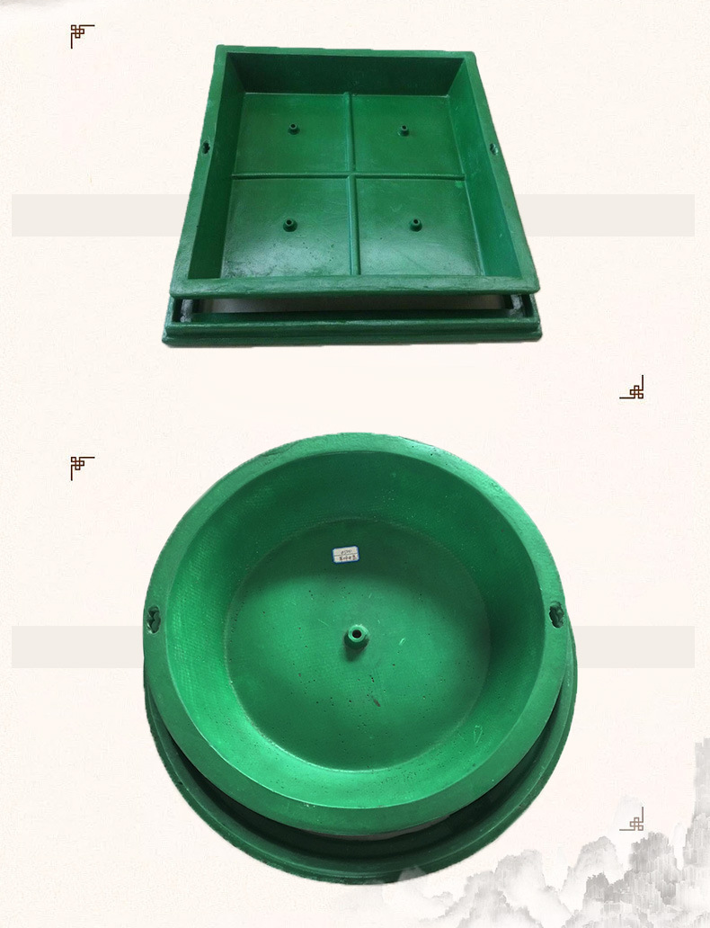 厂家直销 方形圆形草坪井盖植草井盖 绿化植草下沉式隐形井盖