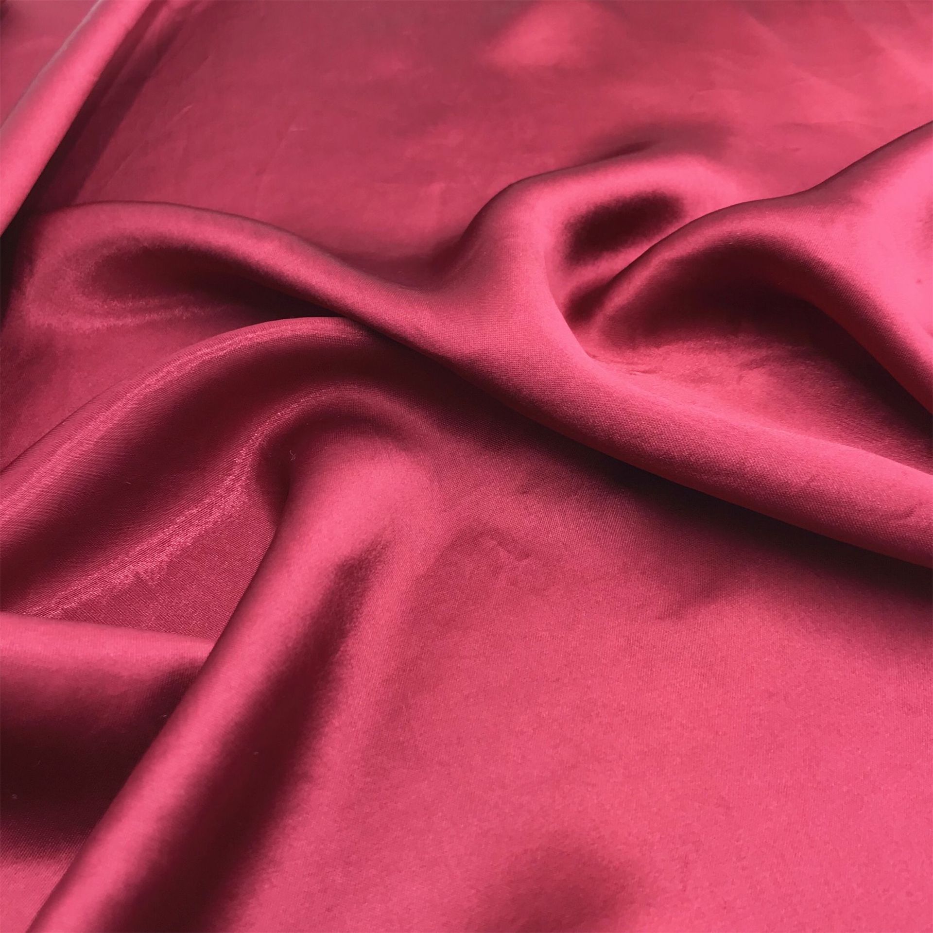 醋酸真丝锻面料 连衣裙 高档醋酸缎面亮光色丁面料旗袍真丝布料