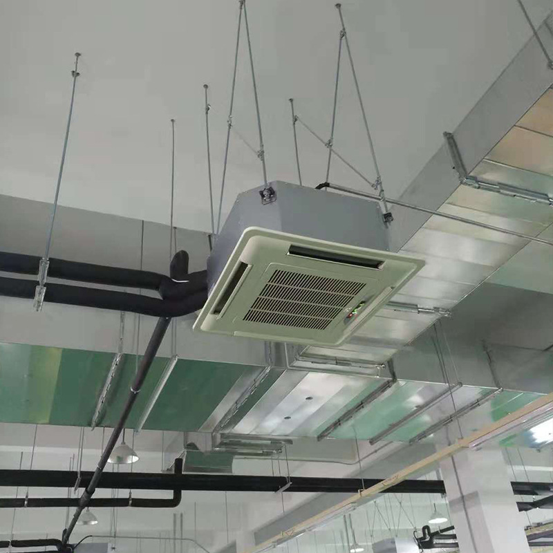 明装隐藏式卡式风机盘管机组 豪华卡盘中央空调主机地源热泵配套