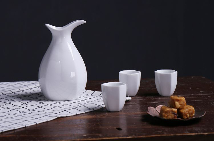 中式温煮酒器烫酒壶家用黄酒热酒器暖温酒壶白酒清酒酒具套装陶瓷