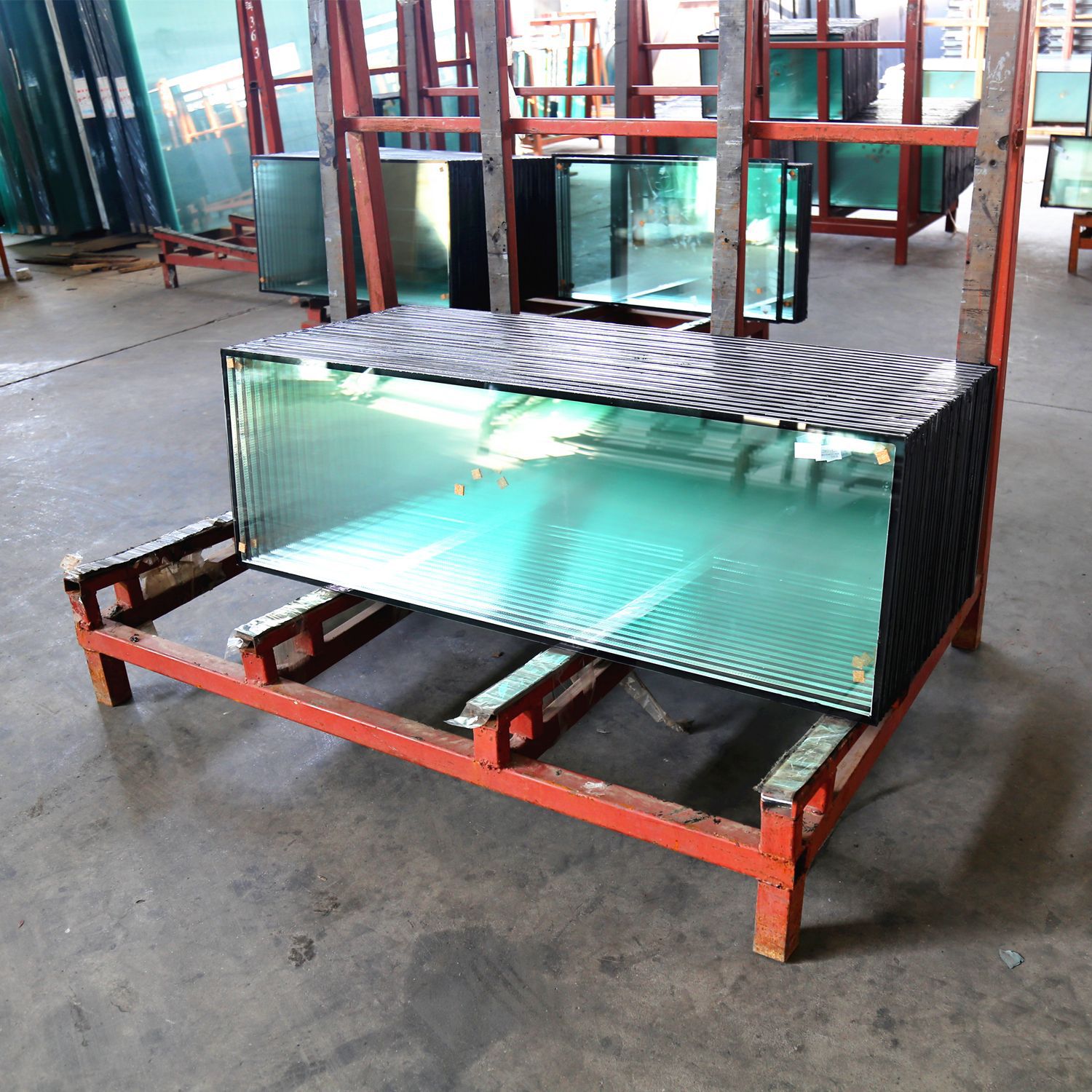 定制加工双银low-e中空玻璃 灰蓝色反光隔热幕墙low-e玻璃-阿里巴巴