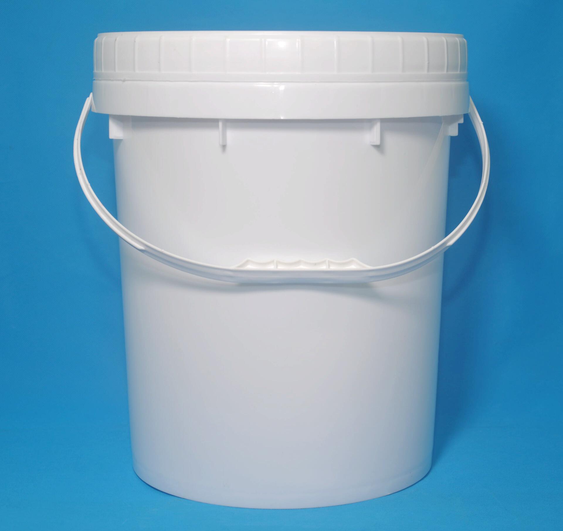 厂家直售20l螺旋桶螺纹盖涂料桶粉桶食品塑料桶易开盖糖浆桶