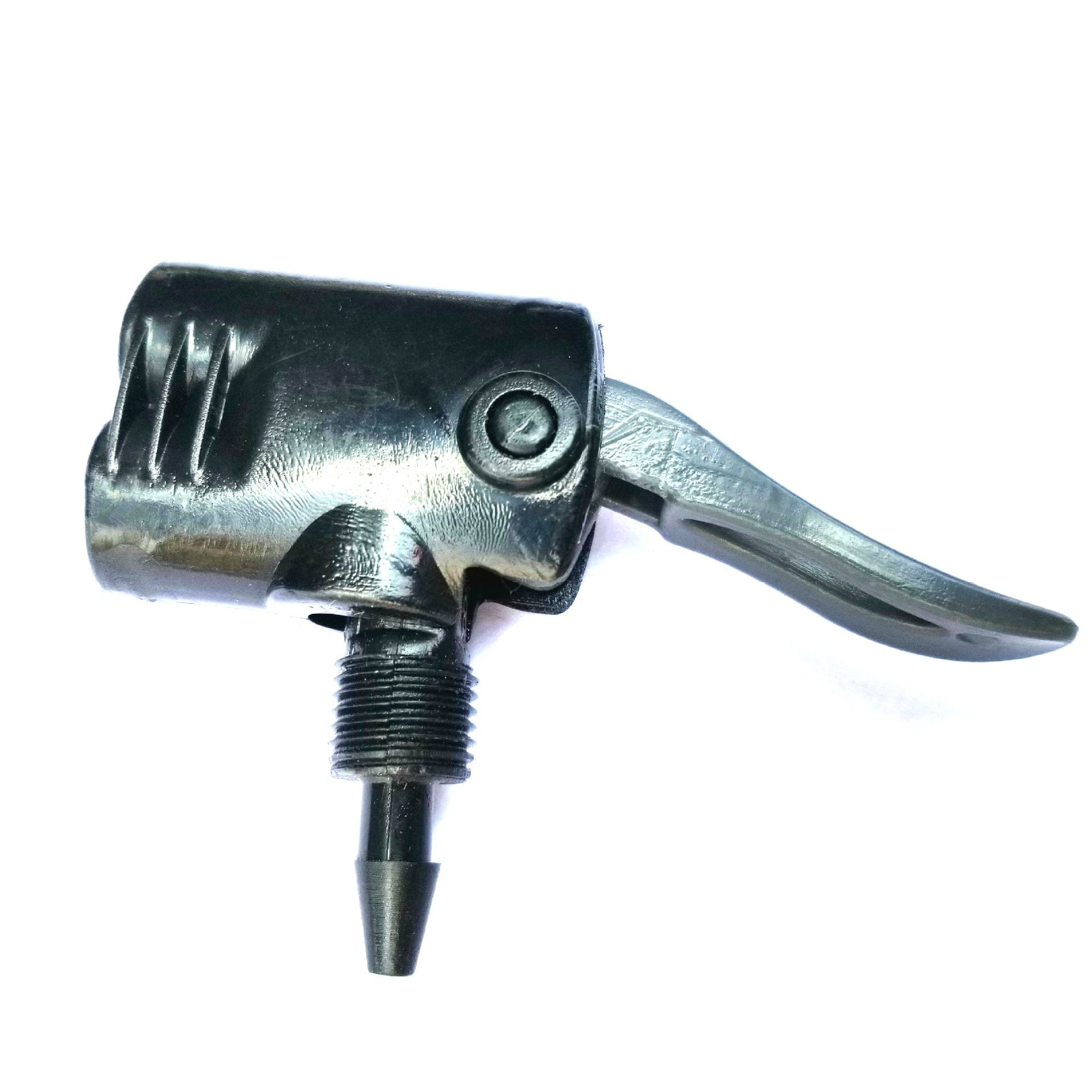 打气筒配件白色美式充气嘴 多功能英嘴美嘴法嘴气嘴通用气嘴压把