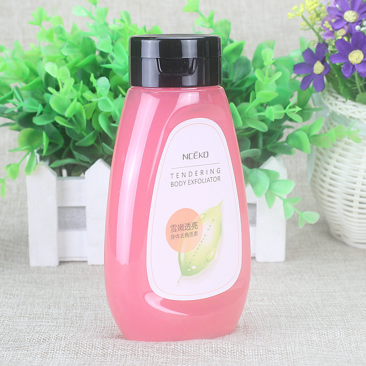 丽颜世家身体去角质300g 雪嫩补水嫩滑保湿啫喱状搓泥去死皮b4315