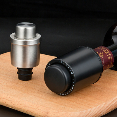 抽真空瓶塞_红酒塞抽真空瓶塞 葡萄酒真空塞保鲜304不锈钢抽气家用 - 