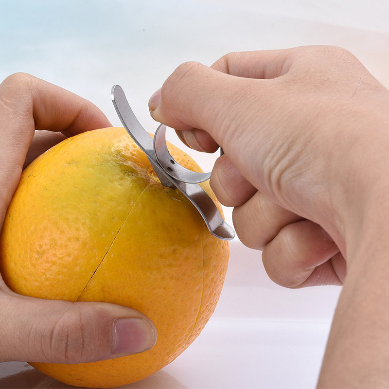 Stainless Steel Device Used to Cut Oranges Ring Orange-Peeling Device Snail Orange Peeler Grapefruit Pomegranate Peeler Orange Peel