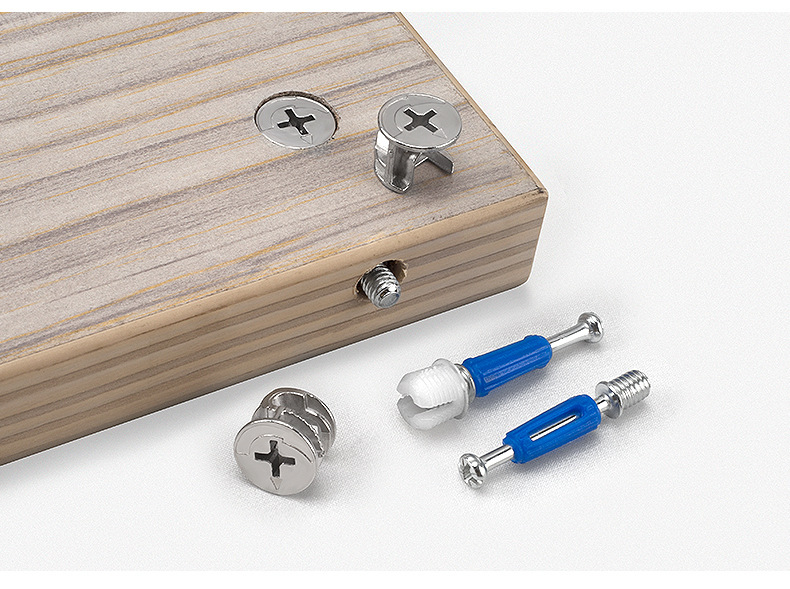 厂家直销快装三合一连接件 衣橱柜拆装紧固件 锌合金三合一偏心轮