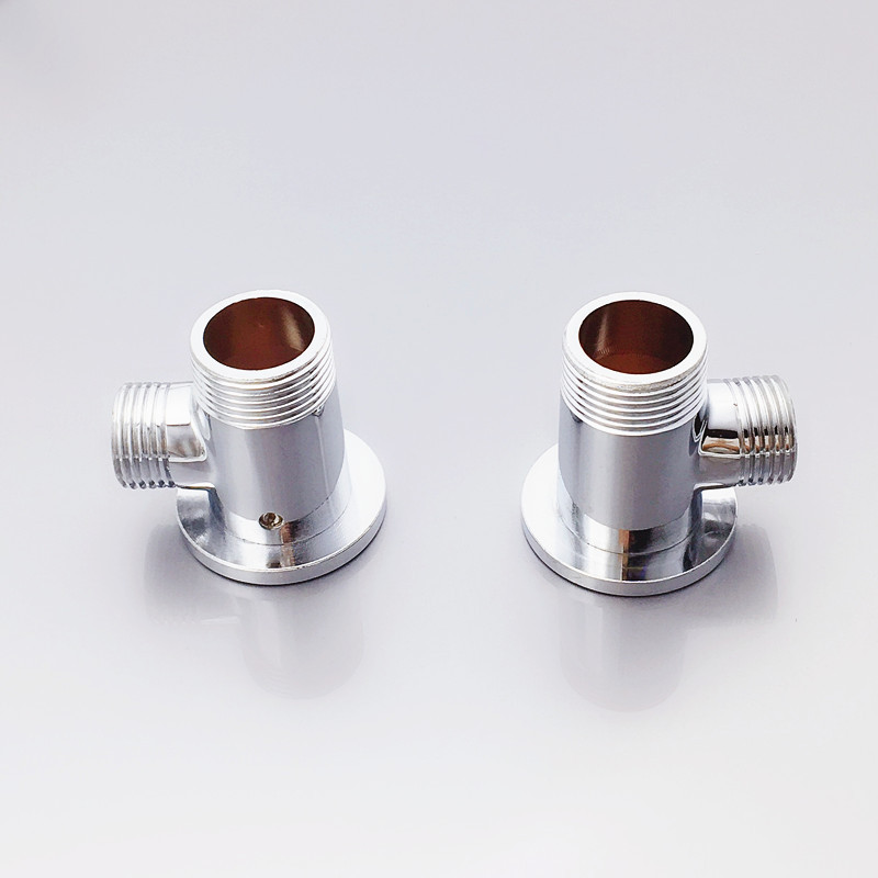 铜明装转暗装 底座淋浴花洒转接头明暗固定脚架转换器6分4分