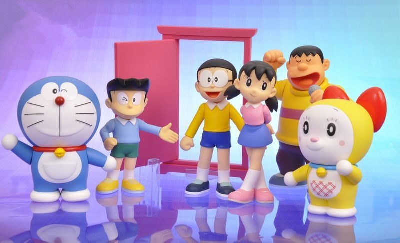 f zero 哆啦a梦 大熊 机器猫 小叮当 动漫公仔玩具手办摆件模型