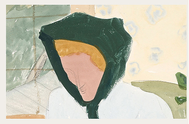 欧式米尔顿艾弗里小众装饰画小清新粉色系世界名画人物ins艺术画