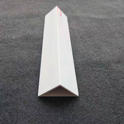 批发pvc三角形倒角线条 窗台用倒角模板 白色 35*35*50mm