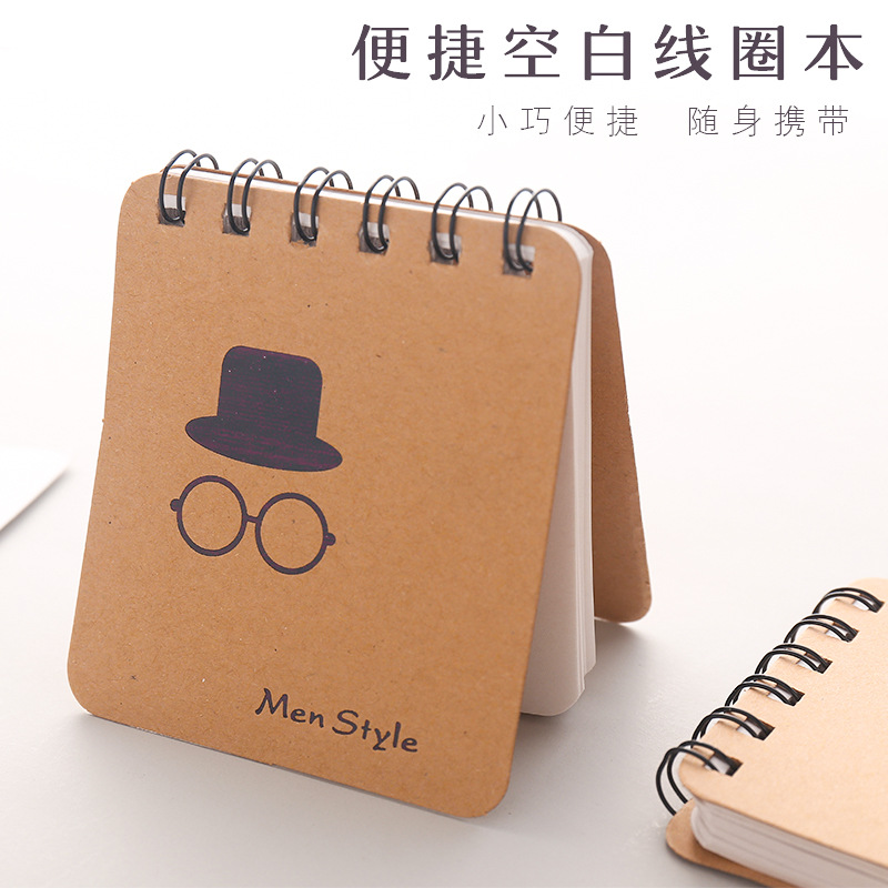 Small Portable Notes Portable Mini Pocket Coil Notebook Student Stationery Wholesale Korean Fresh Notebook