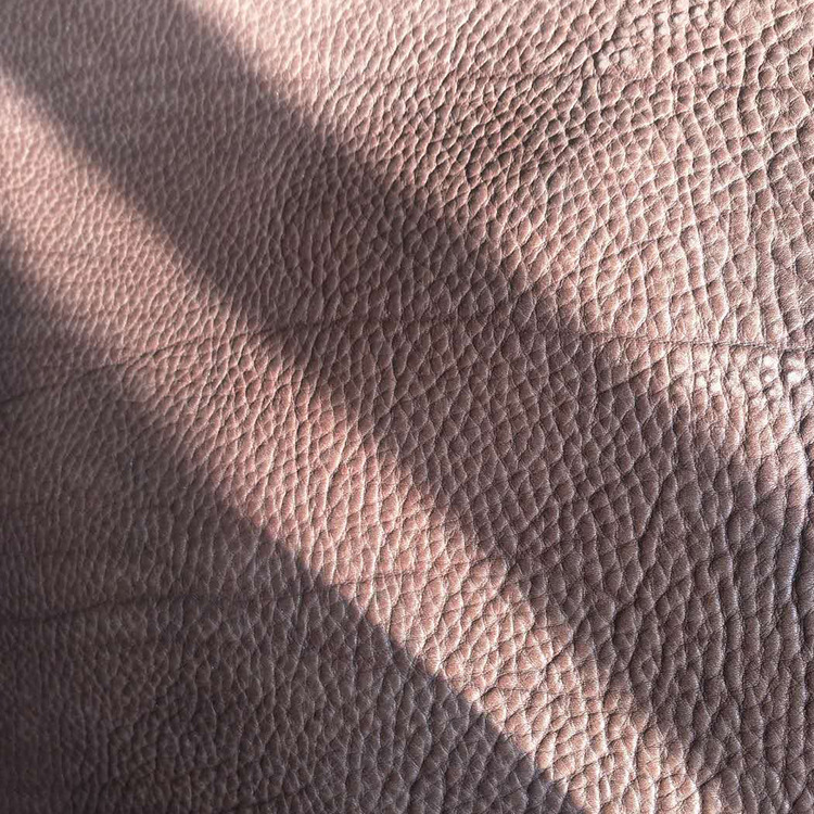 野牛皮缩纹皮黄牛皮自然纹路厚度23mm开张20平方英尺