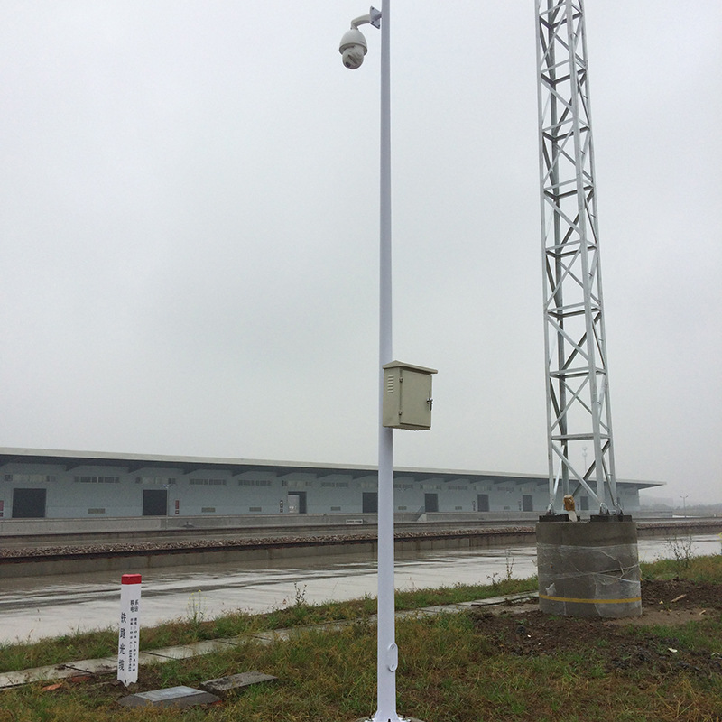 【南京宝麟 】 6米监控球机立杆 平安城市立杆 雪亮工程立杆