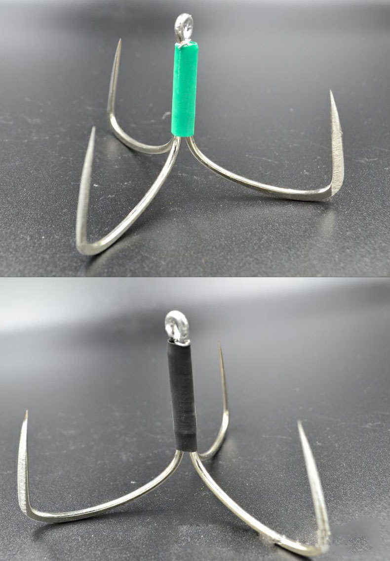 刀尖三锚钩 防缠绕 三本钩 刀锋锚钩 手工研磨 锚鱼精品 渔具批发