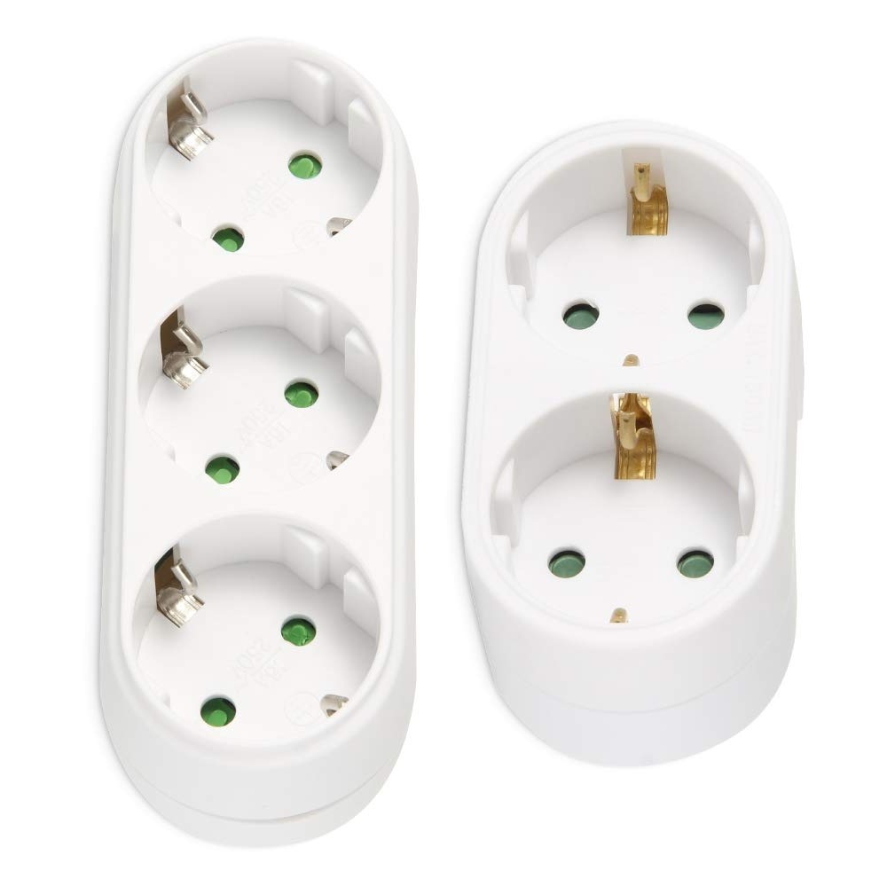 欧洲欧标欧式欧规欧版迷你电源转换器插头转接插座两圆三孔3圆孔