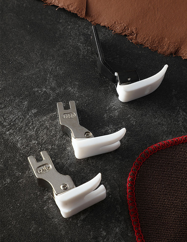 塑料缝纫机胶压脚缝纫机配件工业平车压脚底板铁氟龙压脚压脚皮