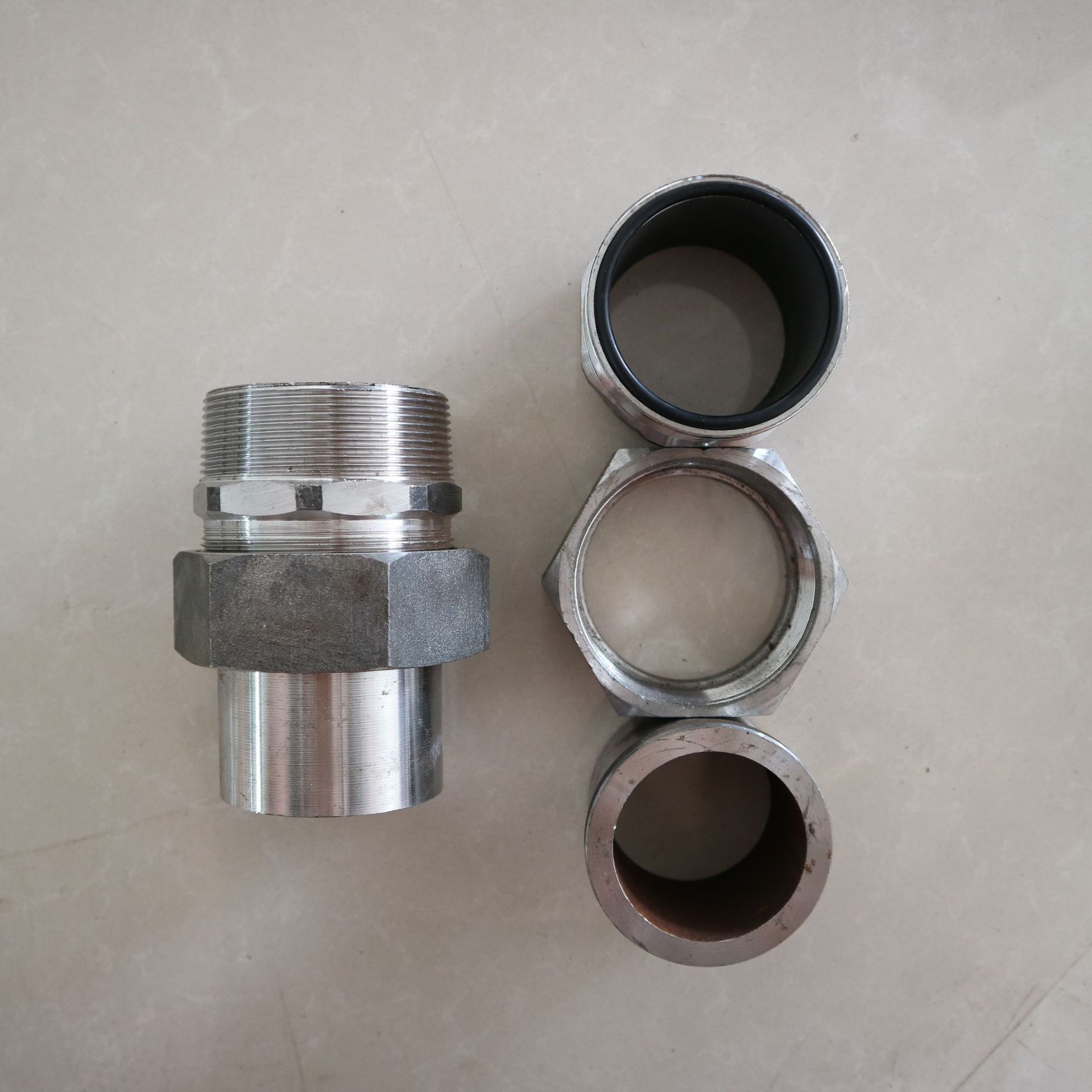 电磁脉冲阀连接件 穿壁器1寸1.5寸2寸2.5寸 除尘器气包连接件速接