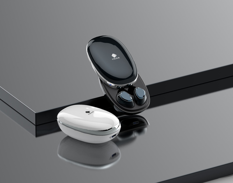 2019新款tws蓝牙耳机 真无线对耳滑盖bluetooth earphone