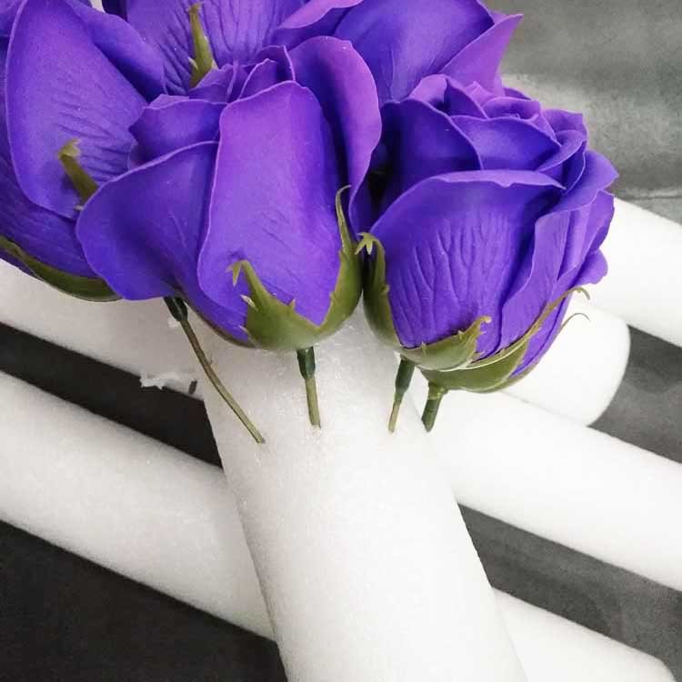 厂家直销 白色珍珠棉实心圆柱 包装泡沫填充物50mm直径泡沫插花棒