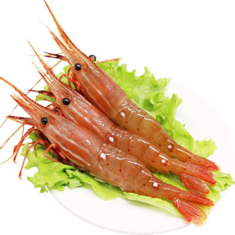 冷冻加拿大牡丹虾1kg10-14个头盒装海鲜年货斑点虾刺身虾即食甜虾