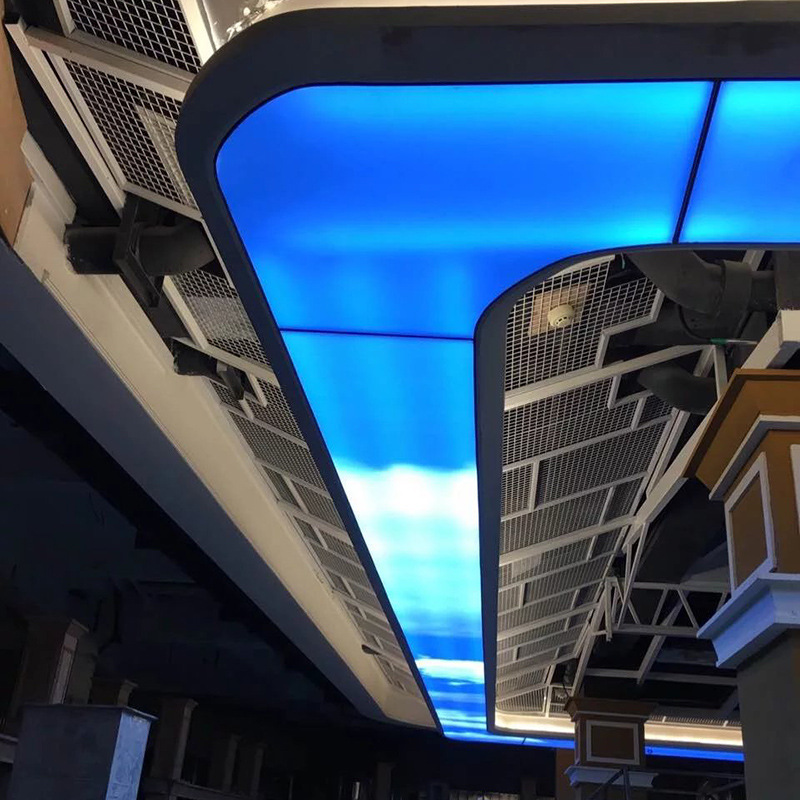 软膜天花 星空软膜 地铁内透光软膜天花商场喷绘节能软膜天花吊顶