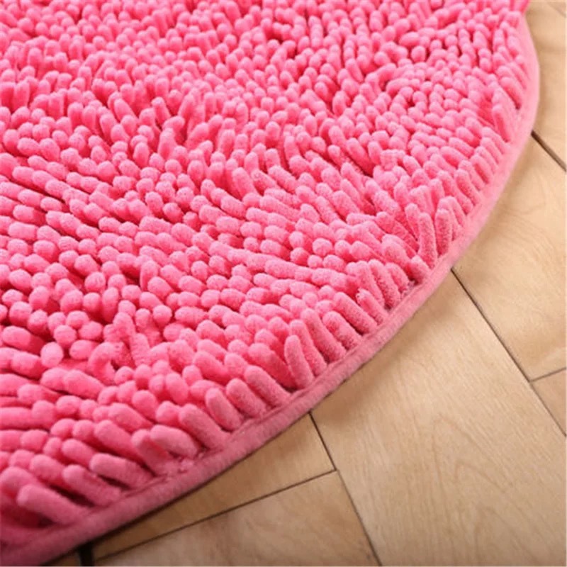 Factory Wholesale Chenille Blanket round Computer Chair Cushion Hanging Basket Cushion Bathroom Home Floor Mat