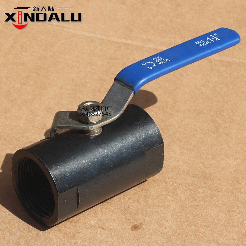 新大陆球阀 不锈钢304外螺纹活接球阀 q21f带焊管广式活接球阀