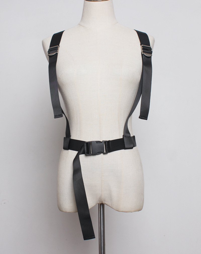 复古ins束缚皮质束腰d抖音个性女士衬衫连衣裙背带式仿皮腰带